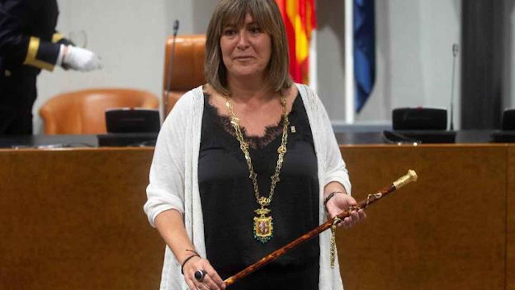 La alcaldesa de L'Hospitalet, Núria Marín, en una imagen de archivo / EFE