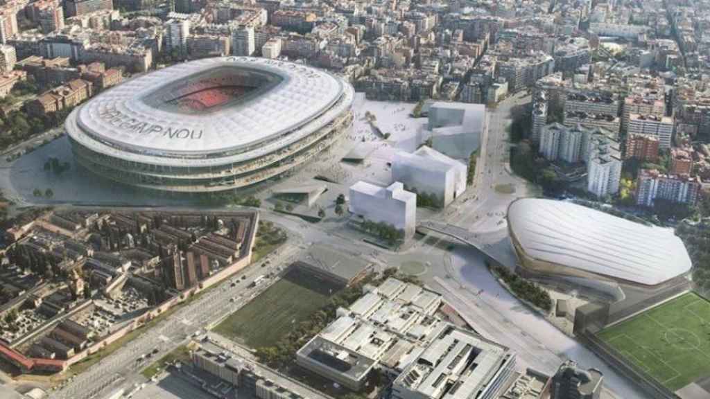 Las instalaciones del Barça, con el Camp Nou al fondo / FCB