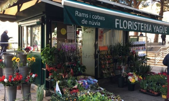 Floristería Yagüe, instalada en el barrio desde hace 33 años / RP