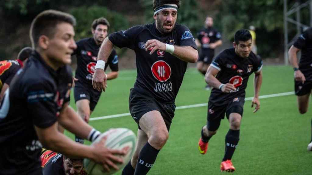 Jugadores durante un partido de rugby en Barcelona / AYUNTAMIENTO DE BARCELONA