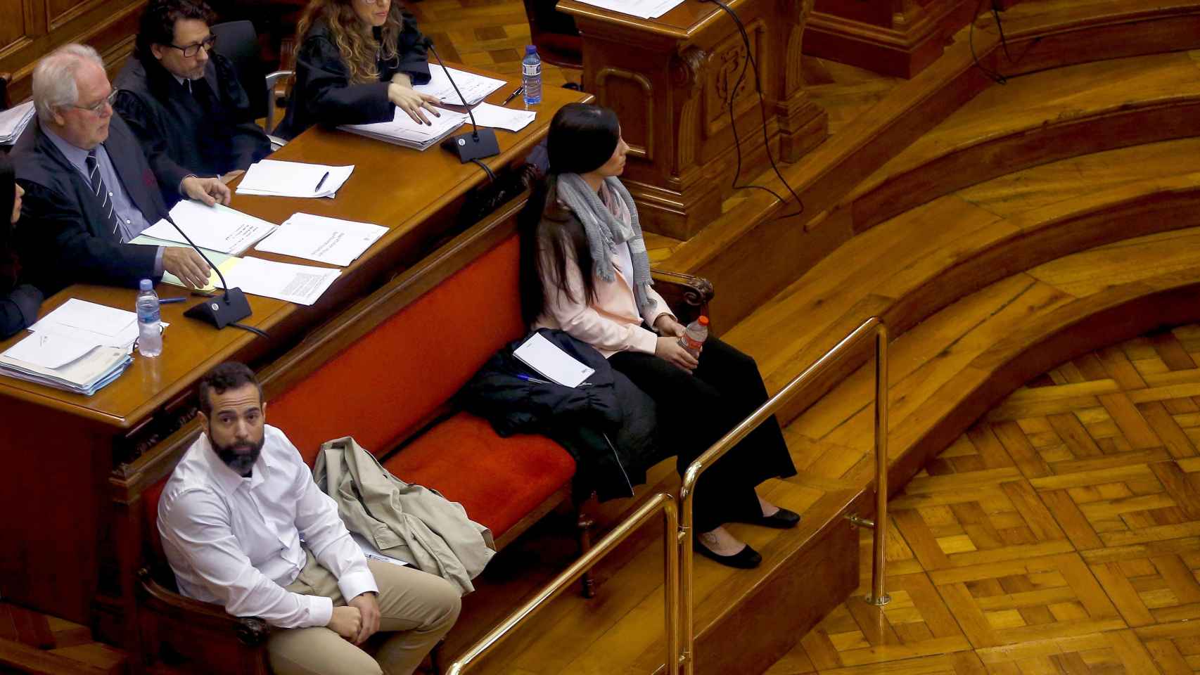 López y Peral, durante el juicio de la Audiencia de Barcelona / EFE