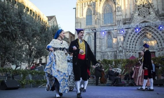 Todo preparado para que empiecen las Fiestas de Santa Eulàlia 2020 / AY DE BARCELONA