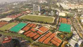 Vista panorámica del Real Club de Polo de Barcelona