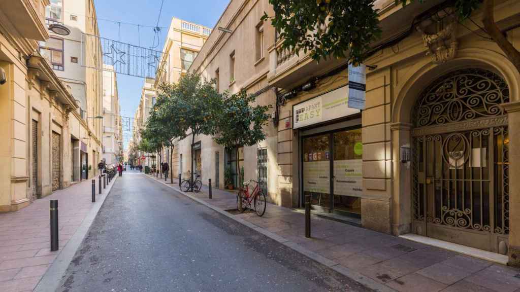 Calle Bonavista de Barcelona, situada en el distrito de Gràcia donde se produjo la agresión homófoba