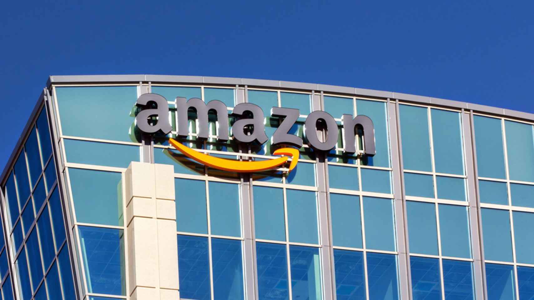 Exterior del edificio Amazon, el gigante estadounidense especializado en el comercio electrónico