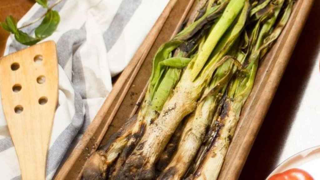 Teja de calçots en can Borrell