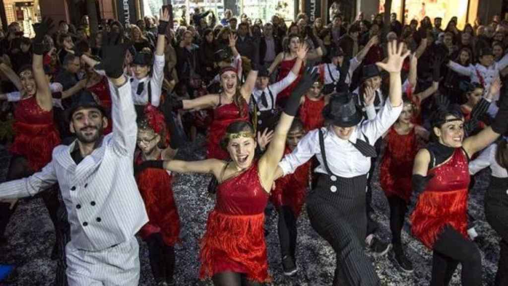 Foto de la rúa del Carnaval de la Vila de Gràcia del año pasado