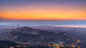 Vista panorámica de Barcelona desde el Observatori Fabra