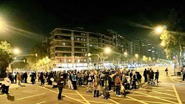 Corte diario en la Meridiana tras la sentencia del 'procés' / EP