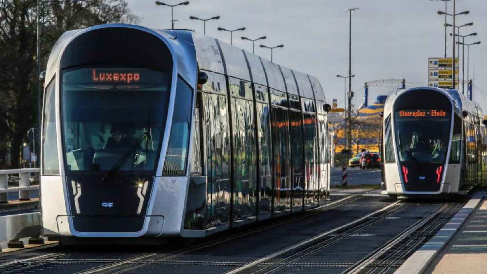 Imagen del tranvía de Luxemburgo / EFE