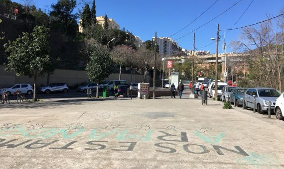 Ensanche en la avenida de Vallcarca que acogerá un bloque de pisos / RP