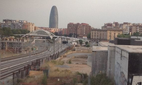 Las obras de la estación del AVE en La Sagrera en el año 2016 / AF