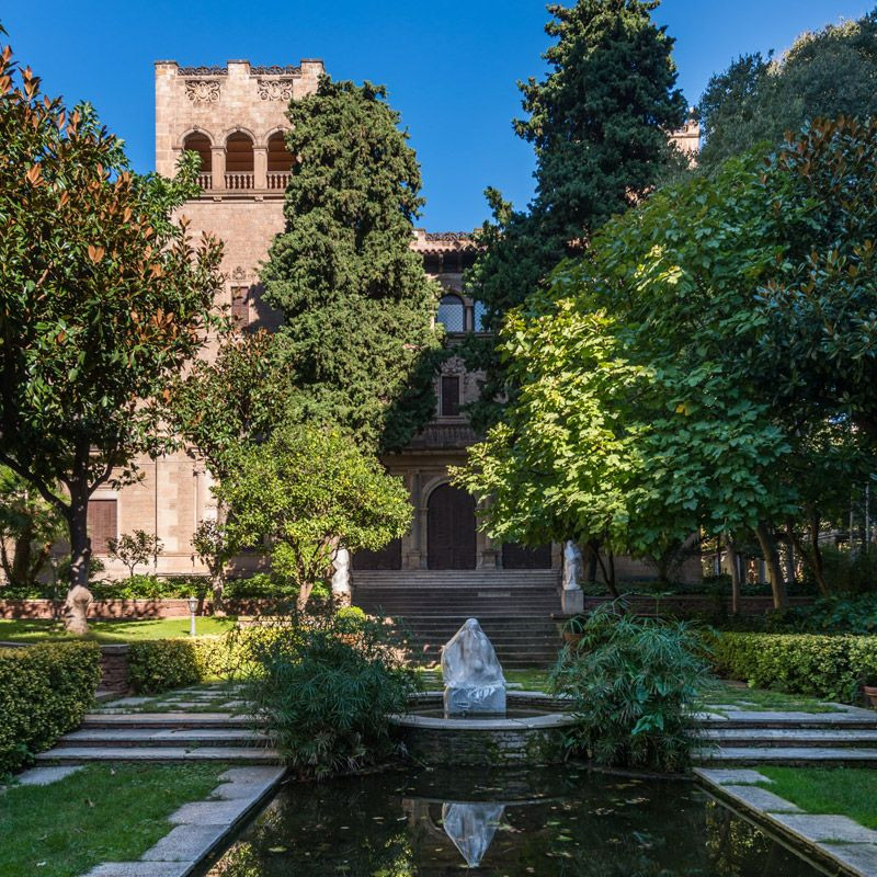 Los jardines de la Fundación Muñoz Ramonet 