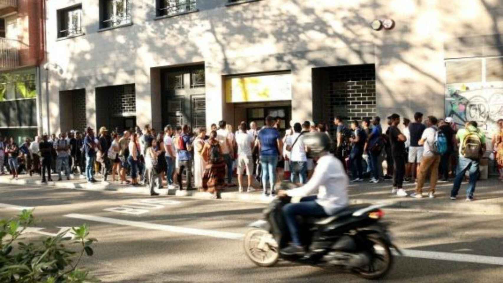 Oficina de extranjería del paseo de Sant Joan de Barcelona