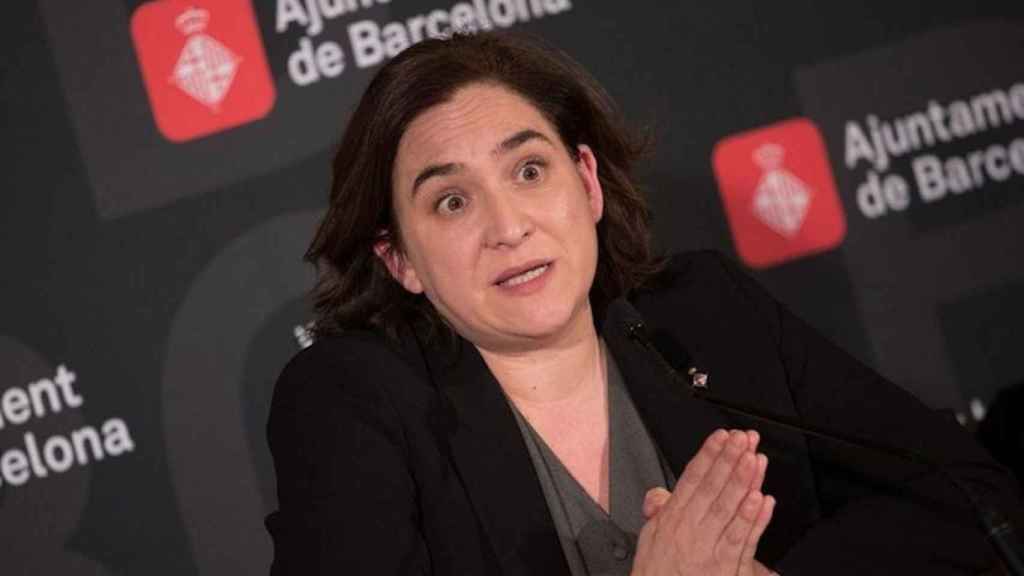 Ada Colau, en un acto del Ayuntamiento de Barcelona / EFE