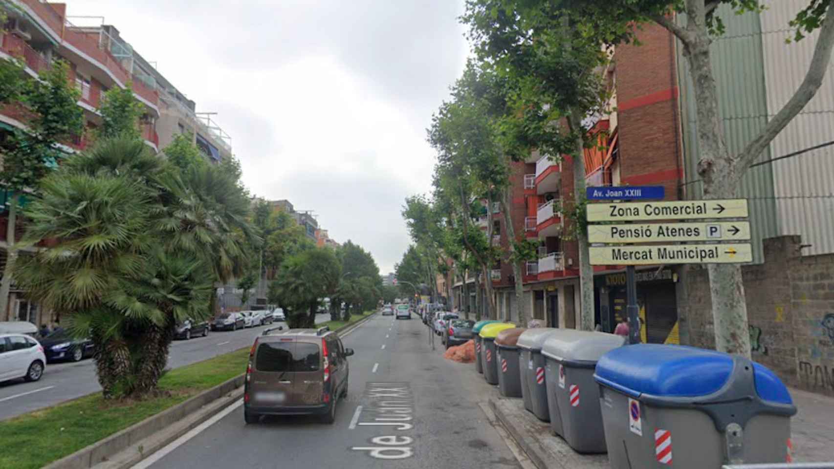 Avenida Joan XXIII de Badalona / GOOGLE MAPS