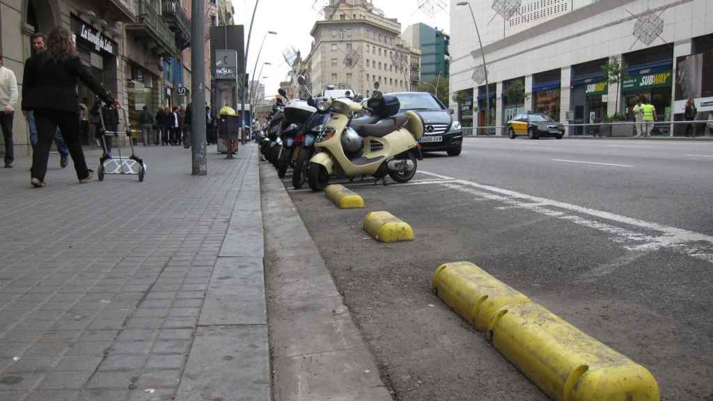 Calle Pelai de Barcelona, situada justo al lado de plaza Catalunya