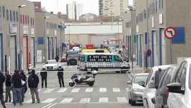 Lugar de la explosión acordonado por la policía / CEDIDA