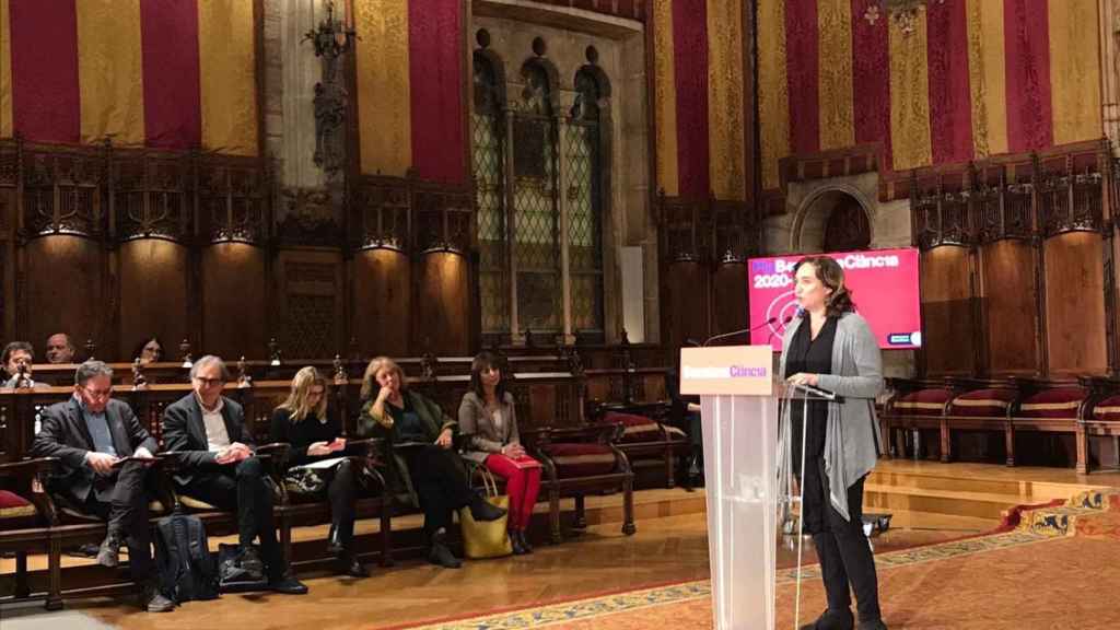 Ada Colau en el Ayuntamiento de Barcelona / EP