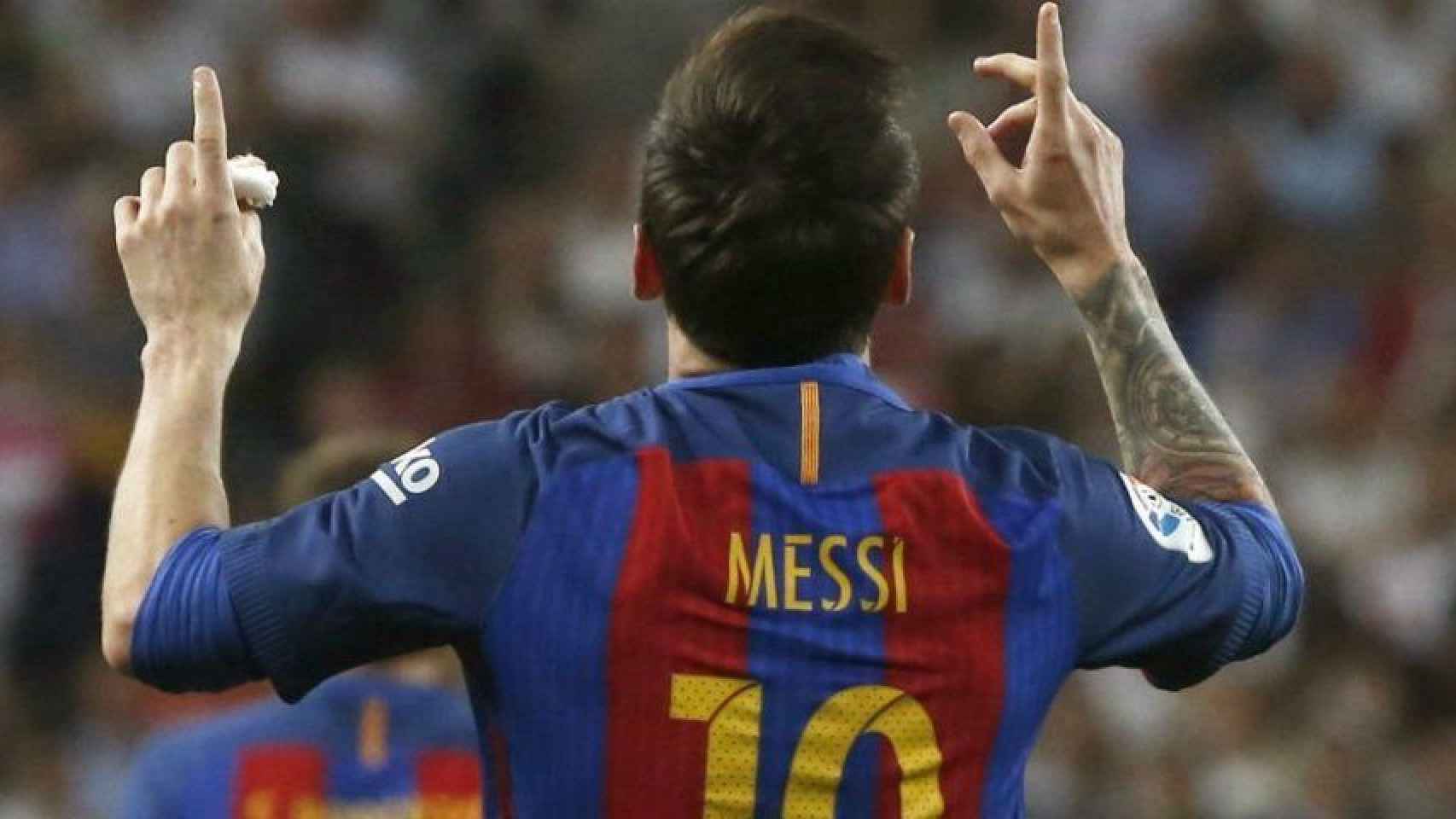 Messi celebra un gol / EFE