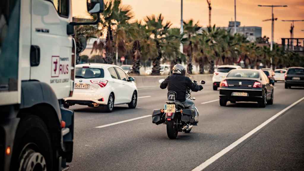 La Ronda Litoral de Barcelona en una imagen de archivo