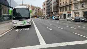 Un autocar en el distrito de Sarrià-Sant Gervasi / ARCHIVO