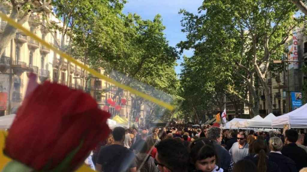 Barcelona en una diada de Sant Jordi / AV