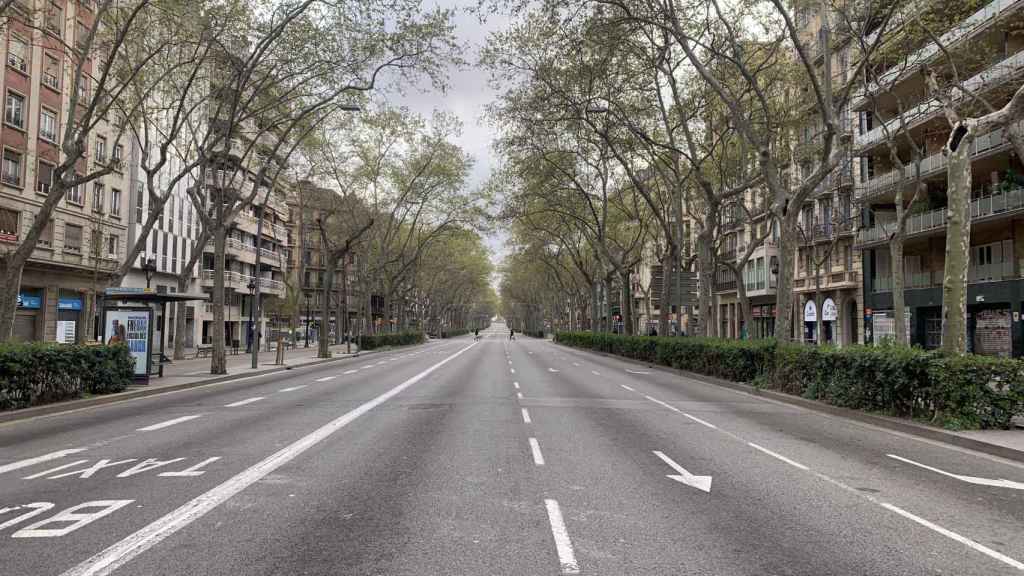 La Gran Via de les Corts Catalanes en una imagen de archivo