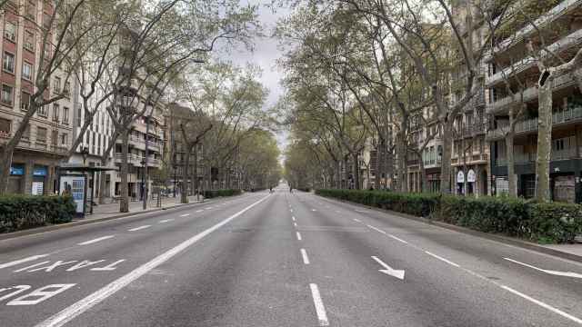 La Gran Via de Barcelona en una imagen de archivo