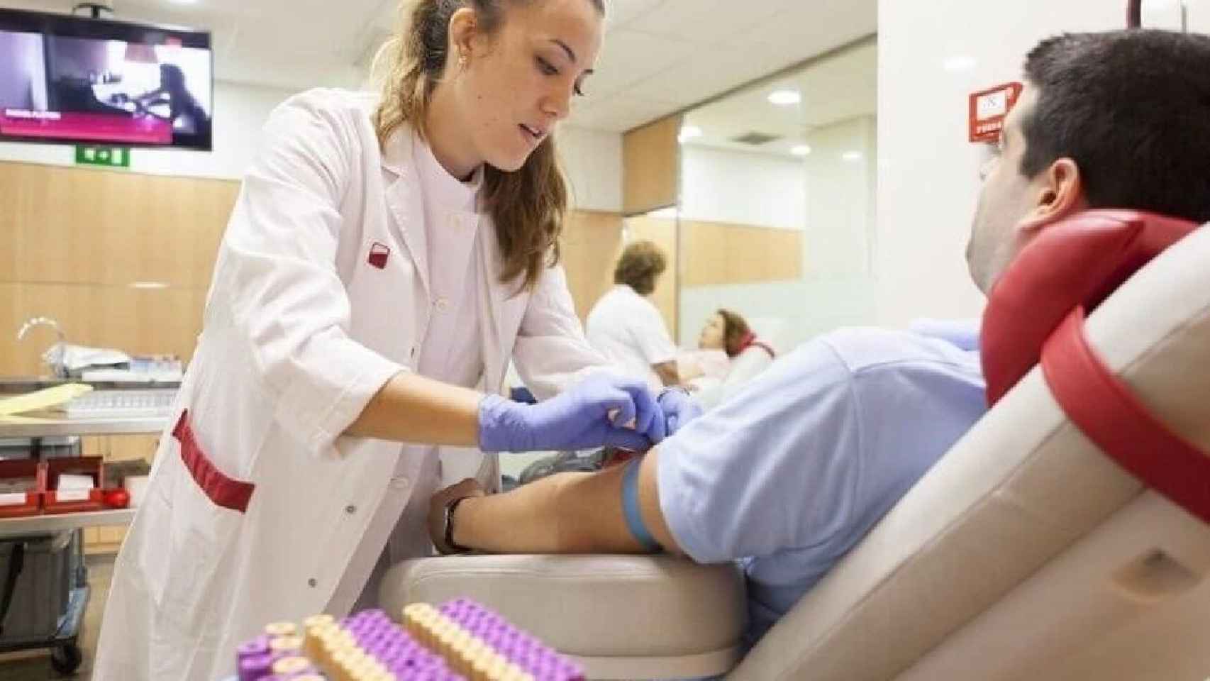 Donación de sangre en L'Hospitalet / EUROPA PRESS