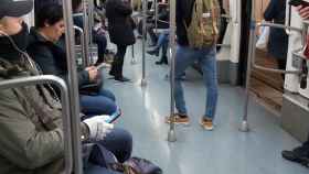 Imagen de un vagón de metro este martes por la mañana / SPS