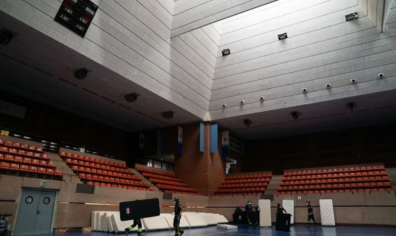 El interior del pabellón del Vall d'Hebron / AYUNTAMIENTO DE BARCELONA