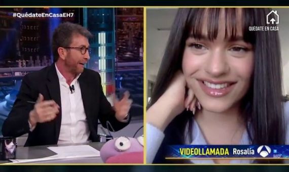 Captura de pantalla de Rosalía en El Hormiguero / ATRESMEDIA