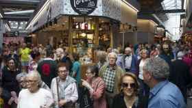 El mercado de Sant Antoni tras su inauguración, el año pasado / HUGO FERNÁNDEZ