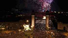 El Piromusical de las fiestas de la Mercè de 2018 / EFE