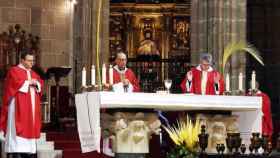 El cardenal Juan José Omella, en la Catedral de Barcelona