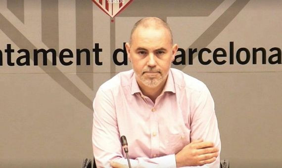 Eloi Badia, en la rueda de prensa, sobre las incineraciones / BETEVÉ 