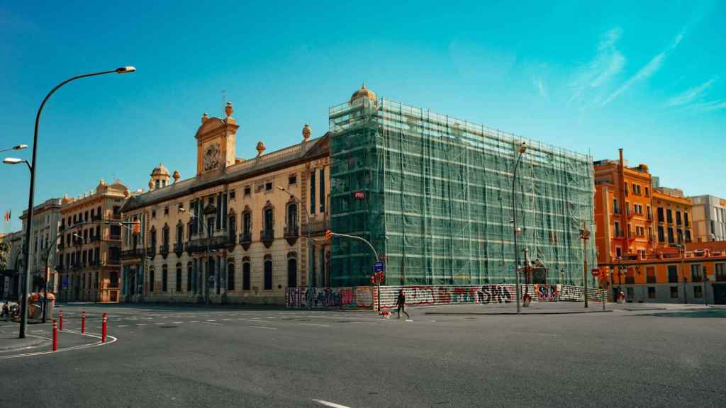 Inmediaciones de la estación de França, una de las imágenes más nostálgicas del aislamiento por Covid-19 / MARCELO RÍOS - @wolf_rios