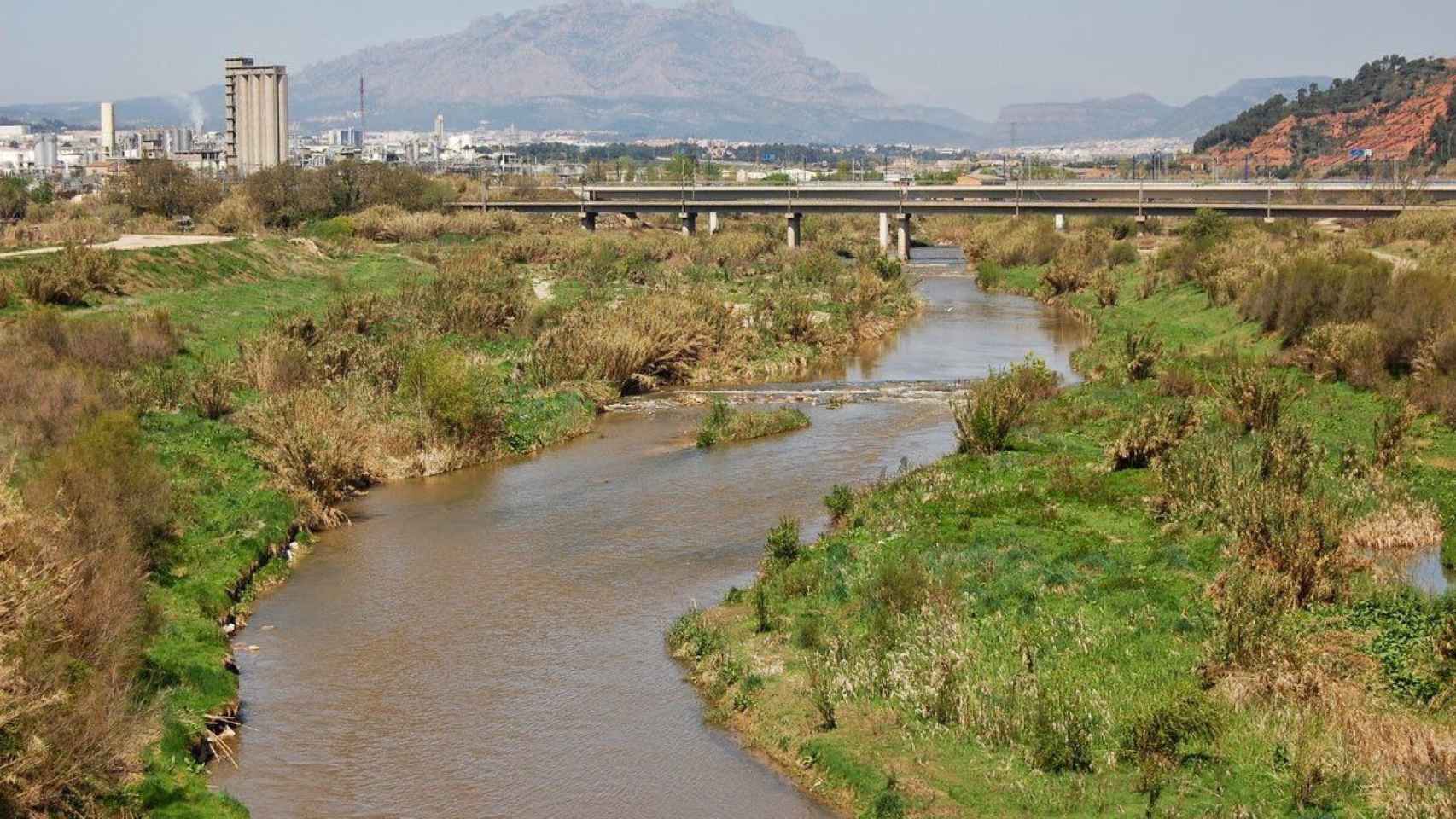 Río Llobregat en la provincia de Barcelona