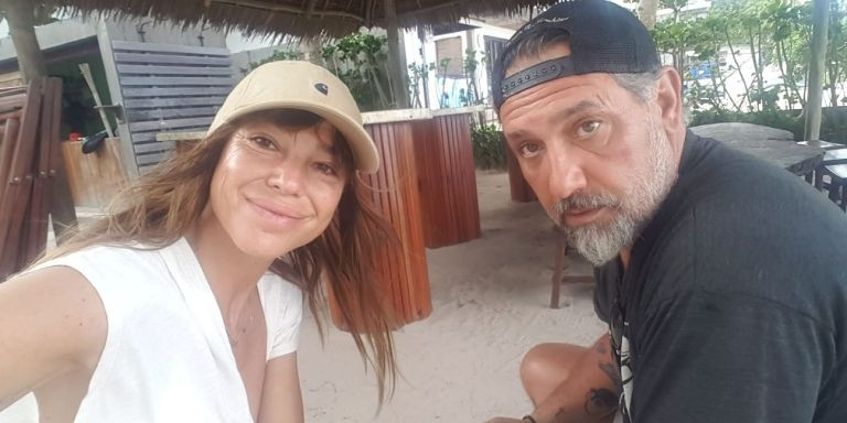 La pareja, en un establecimiento de la isla de Siargao / MA