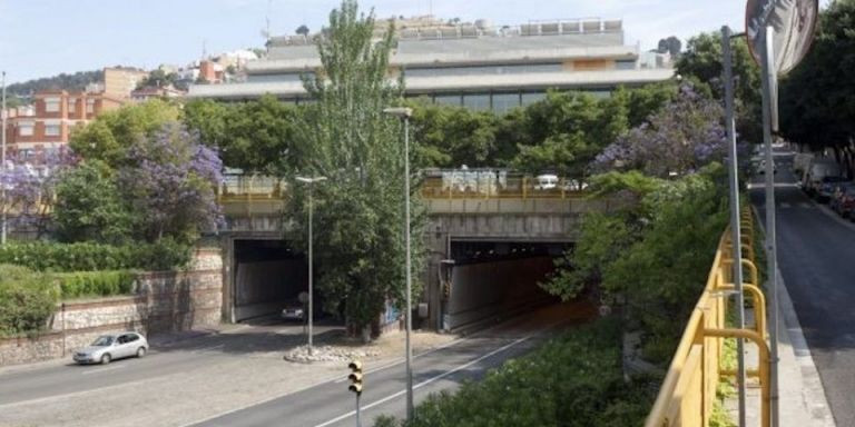 El túnel de la Rovira, donde se encuentra un radar de tramo / AYUNTAMIENTO DE BARCELONA