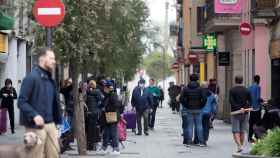 Aspecto del barrio de la Barceloneta este fin de semana / EFE - MARTA PÉREZ