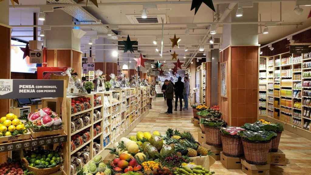 Interior de una tienda de Casa Ametller de Barcelona