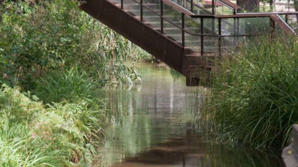 El canal del Rec Comptal, donde ha aparecido el cuerpo del hombre / AYUNTAMIENTO DE BARCELONA