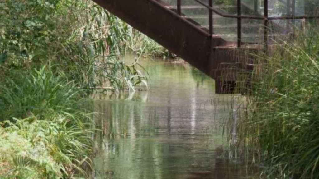 El canal del Rec Comptal de Nou Barris, donde ha aparecido el cuerpo del hombre / AYUNTAMIENTO DE BARCELONA