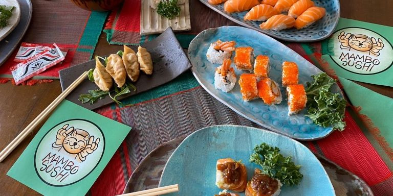 Platos de sushi en una imagen de archivo / ARCHIVO