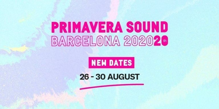 Cartel del Primavera Sound en el que anunciaba las nuevas fechas tras el aplazamiento del pasado 28 de marzo