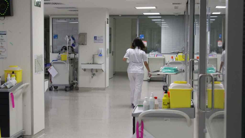 Una experta de sanidad en un hospital durante el coronavirus