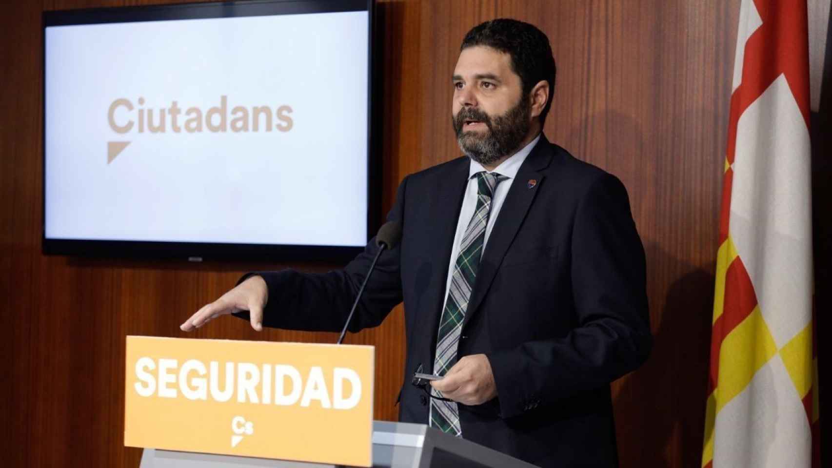 El concejal de Ciutadans Paco Sierra