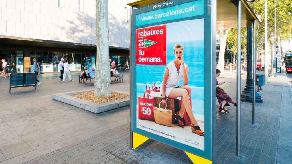 La publicidad en las marquesinas de Barcelona las gestiona Clear Channel / CLEAR CHANNEL ESPAÑA